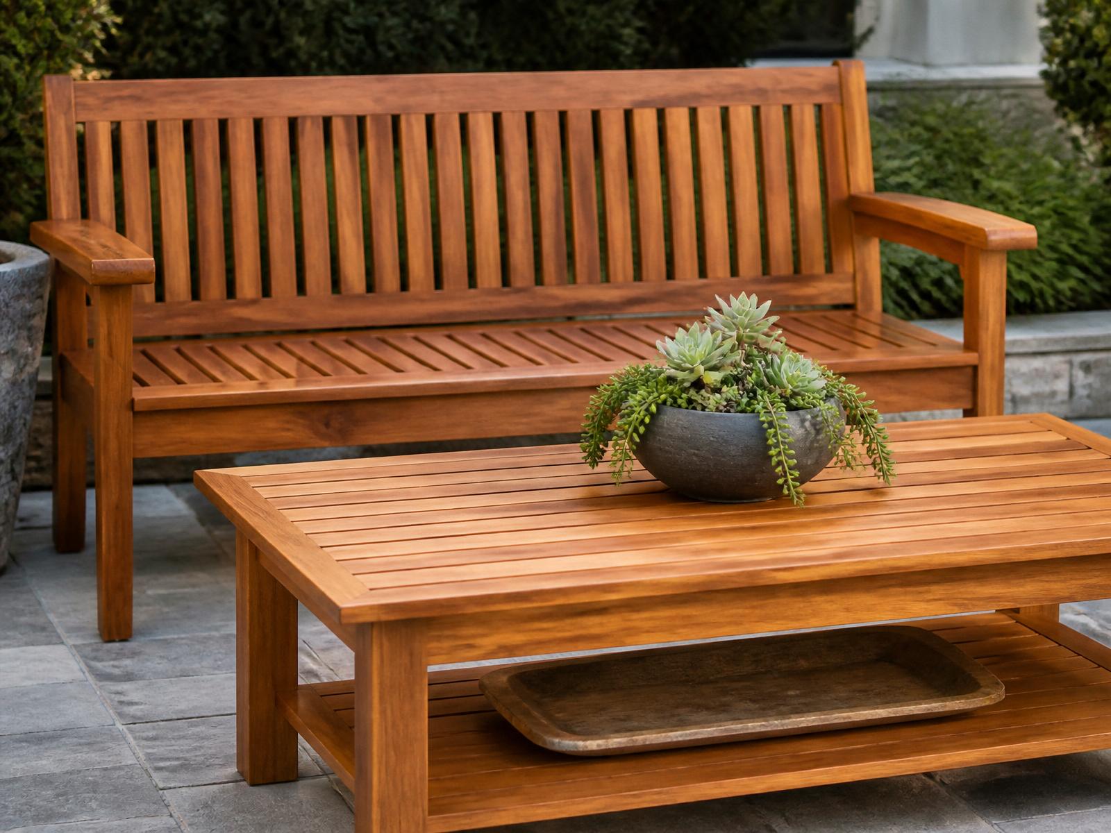 Outdoor Furniture Restoration — wood refinishing project