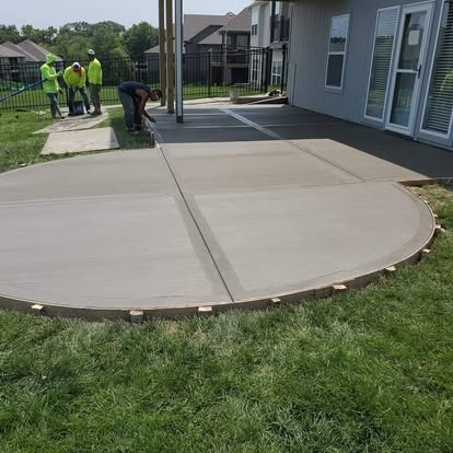 Concrete Patios — E&B 3 Brothers Concrete project