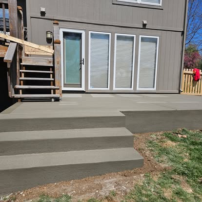 Concrete Pads — E&B 3 Brothers Concrete project